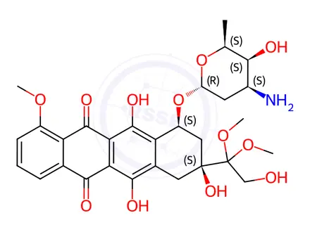 Chemical structure of Doxorubicin Hydrochloride Impurity 74