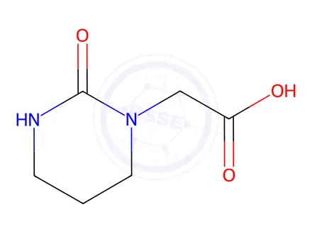 Chemical structure of 2-(2-Oxotetrahydropyrimidin-1(2H)-yl)acetic acid