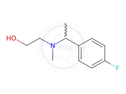 Chemical structure of 2-((1-(4-Fluorophenyl)ethyl)(methyl)amino)ethanol