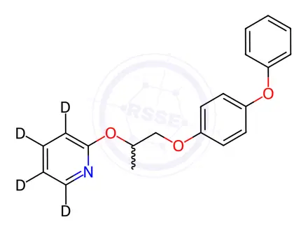 Chemical structure of Pyriproxyfen-d4