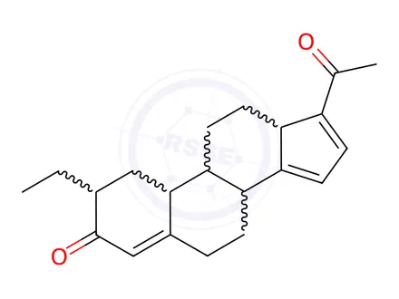 Chemical structure of Gestodene Related Compound 10