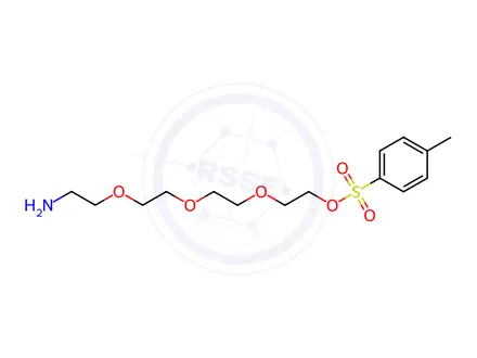 Chemical structure of Ethanol, 2-[2-[2-(2-aminoethoxy)ethoxy]ethoxy]-, 1-(4-methylbenzenesulfonate)