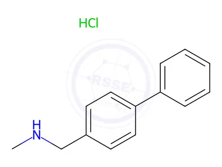 Chemical structure of (4-Biphenylylmethyl)methylamine Hydrochloride