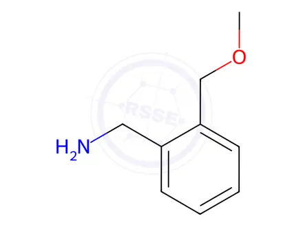 Chemical structure of [2-(methoxymethyl)phenyl]methanamine