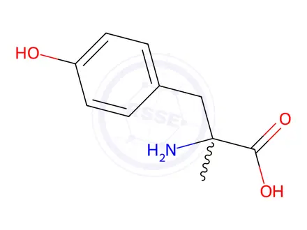 Chemical structure of Tyrosine Impurity 15 (Metirosine)