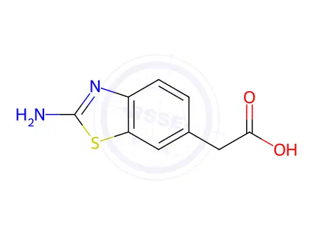 Chemical structure of (2-Amino-benzothiazol-6-yl)-acetic aciddihydrochloride