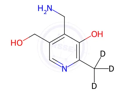 Chemical structure of Pyridoxamine-d3 Dihydrochloride