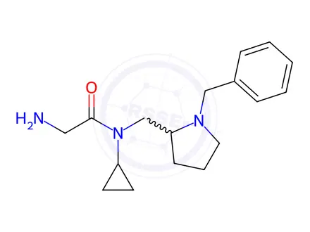 Chemical structure of 2-Amino-N-((1-benzylpyrrolidin-2-yl)methyl)-N-cyclopropylacetamide