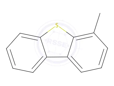 Chemical structure of 4-Methyldibenzothiophene