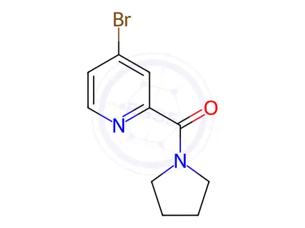 Chemical structure of (4-Bromopyridin-2-yl)(pyrrolidin-1-yl)methanone