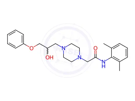 Chemical structure of Ranolazine Related Compound B