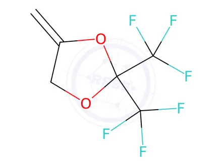Chemical structure of 4-Methylene-2,2-bis(trifluoromethyl)-1,3-dioxolane