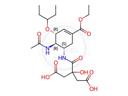 Chemical structure of Oseltamivir Impurity 110