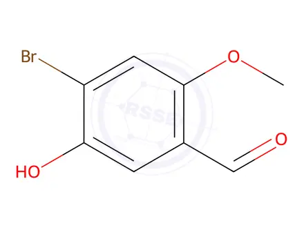 Chemical structure of 4-Bromo-5-hydroxy-2-methoxybenzaldehyde