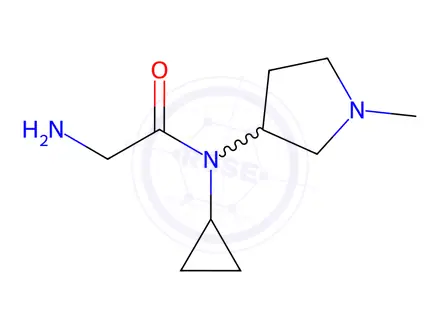 Chemical structure of 2-Amino-N-cyclopropyl-N-(1-methylpyrrolidin-3-yl)acetamide