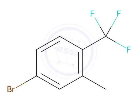 Chemical structure of 4-Bromo-2-methylbenzotrifluoride