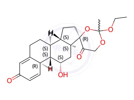 Chemical structure of Prednisolone Impurity 38
