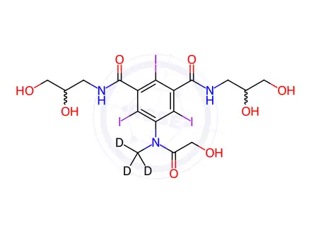 Chemical structure of Iomeprol-d3