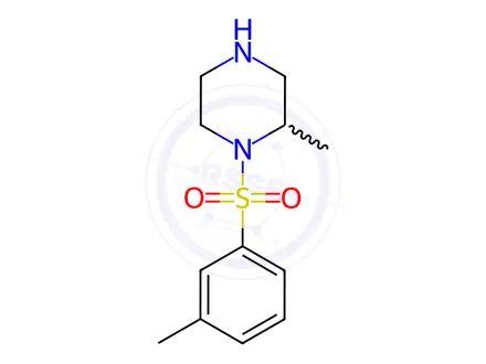 Chemical structure of 2-Methyl-1-(toluene-3-sulfonyl)-piperazine hydrochloride