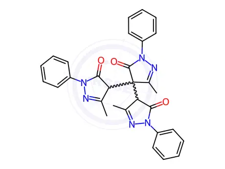 Chemical structure of Edaravone impurity B