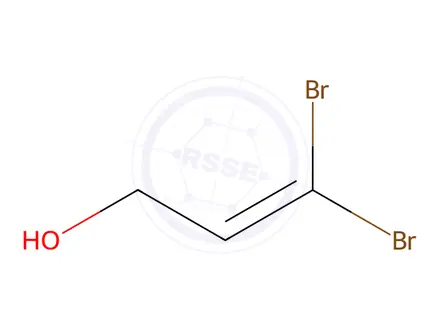 Chemical structure of 3,3-Dibromoprop-2-en-1-ol