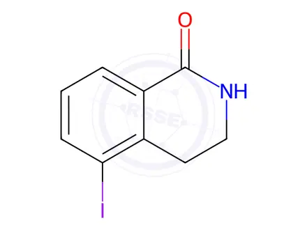 Chemical structure of 5-Iodo-3,4-dihydroisoquinolin-1(2H)-one