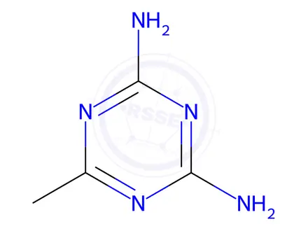 Chemical structure of 542-02-9 6-Methyl-1,3,5-triazine-2,4-diyldiamine s-Triazine, 2,4-diamino-6-methyl- (8CI) 1,3,5-Triazine-2,4-diamine, 6-methyl- Acetoguanamine AI3-50715 2,4-Diamino-6-methyl-1,3,5-triazine EINECS 208-796-3 ENT 50715 2-Methyl-4,6-diamino-1,3,5-triazine NSC 257 CCRIS 8909 2,4-Diamino-6-methyl-s-triazine EC 208-796-3 s-Triazine, 2,4-diamino-6-methyl-