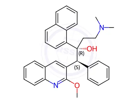 Chemical structure of Bedaquiline Fumarate Impurity 182