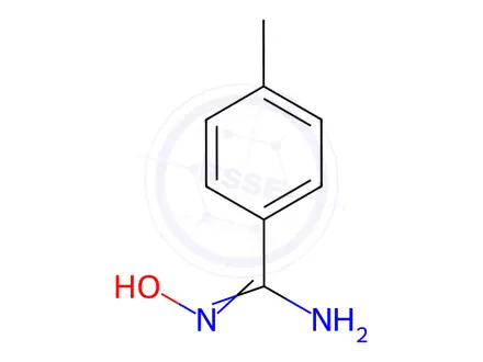 Chemical structure of (Z)-N'-hydroxy-4-methylbenzimidamide