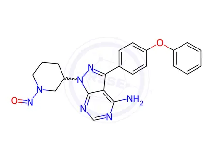 Chemical structure of Ibrutinib Impurity 194 (N-Nitroso Ibrutinib Impurity 44)