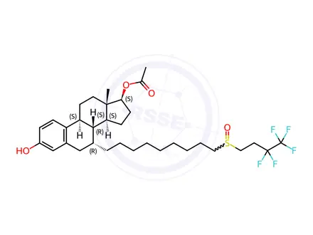 Chemical structure of Fulvestrant Impurity J