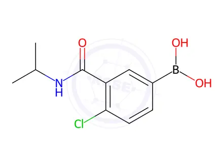 Chemical structure of (4-Chloro-3-(isopropylcarbamoyl)phenyl)boronic acid