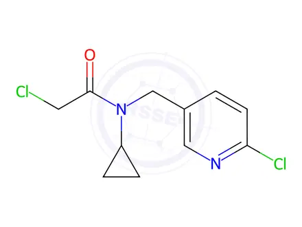 Chemical structure of 2-Chloro-N-(6-chloro-pyridin-3-ylMethyl)-N-cyclopropyl-acetaMide