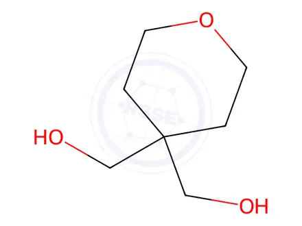Chemical structure of (Tetrahydro-2H-pyran-4,4-diyl)dimethanol