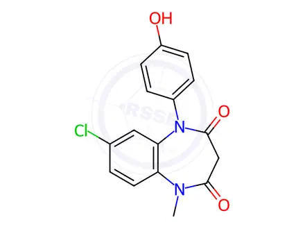 Chemical structure of Clobazam Impurity 35