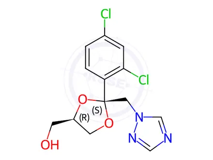Chemical structure of Itraconazole Impurity 48