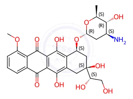 Chemical structure of Epirubicin Impurity 17