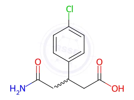 Chemical structure of Baclofen EP Impurity B