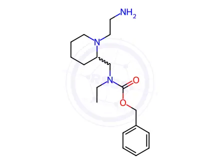 Chemical structure of Benzyl ((1-(2-aminoethyl)piperidin-2-yl)methyl)(ethyl)carbamate