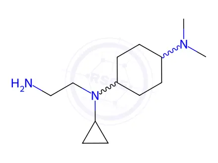 Chemical structure of N1-(2-Aminoethyl)-N1-cyclopropyl-N4,N4-dimethylcyclohexane-1,4-diamine