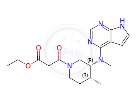 Chemical structure of Tofacitinib Impurity 122