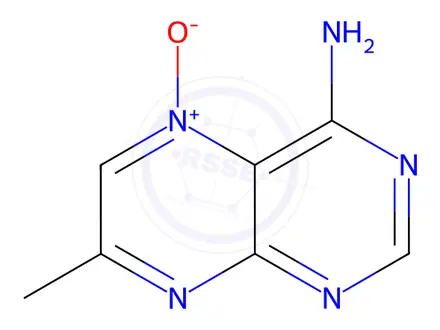 Chemical structure of 4-Amino-7-methylpteridine 5-oxide