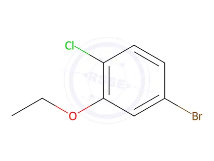 Chemical structure of 4-Bromo-1-chloro-2-ethoxybenzene