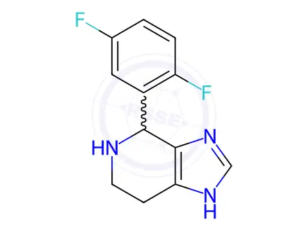 Chemical structure of 4-(2,5-Difluorophenyl)-4,5,6,7-tetrahydro-3h-imidazo[4,5-c]pyridine