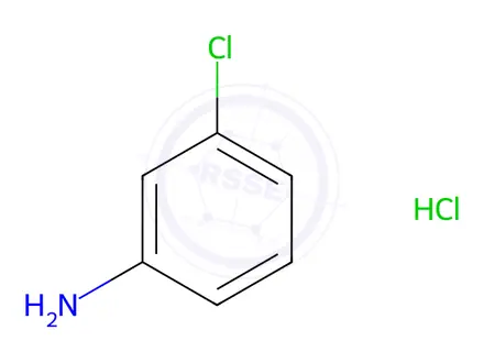 Chemical structure of 3-Chloroaniline Hydrochloride