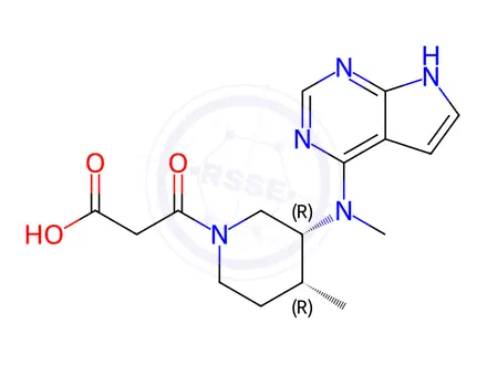 Chemical structure of Tofacitinib Impurity P