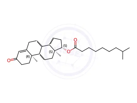 Chemical structure of Testosterone 17-Isocaprate