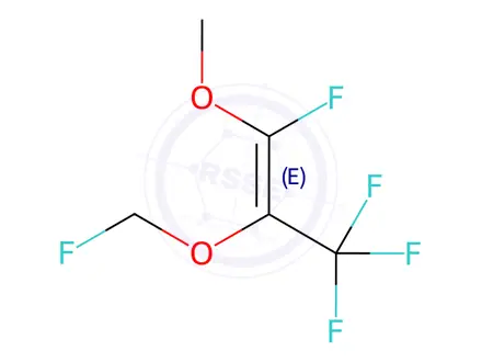 Chemical structure of Sevoflurane Impurity 10