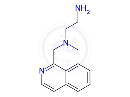 Chemical structure of N1-(isoquinolin-1-ylmethyl)-N1-methylethane-1,2-diamine