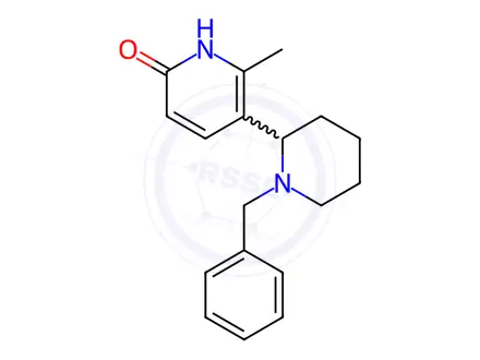 Chemical structure of 5-(1-Benzylpiperidin-2-yl)-6-methylpyridin-2(1H)-one
